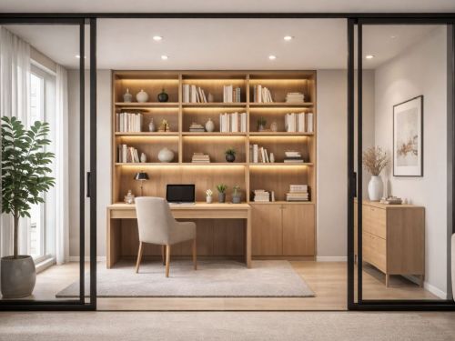 半開放式書房規劃重點：機能與空間感的雙重提升